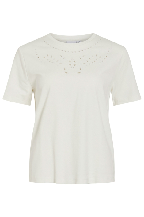 Vila vipavia emb o-neck s/s top/pb